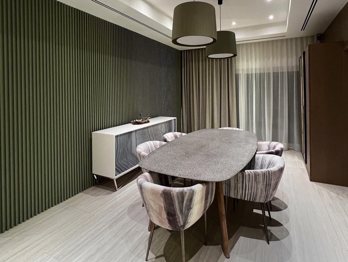 Dining room renovation Meadows Dubai