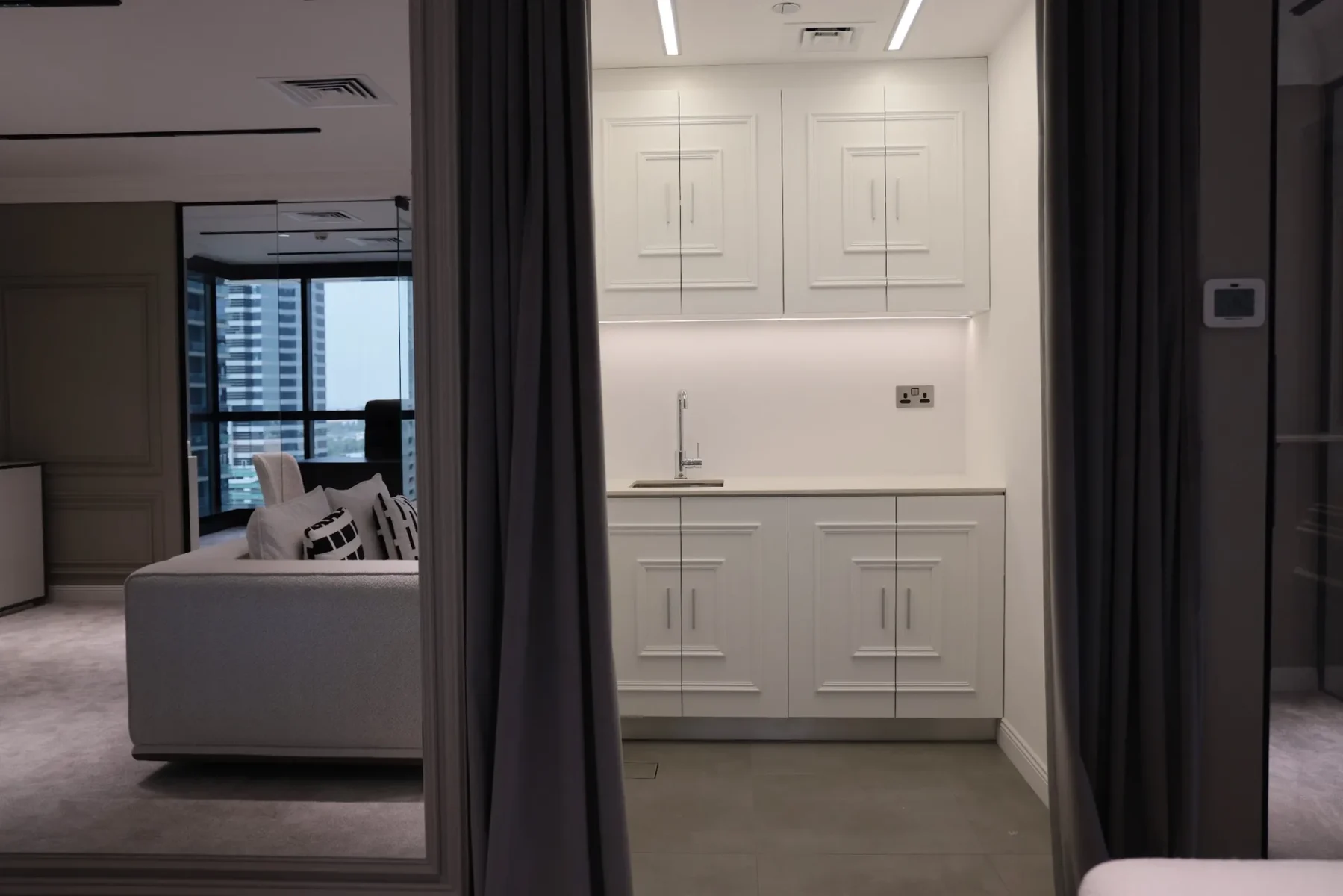 Bespoke office pantry cabinets Dubai
