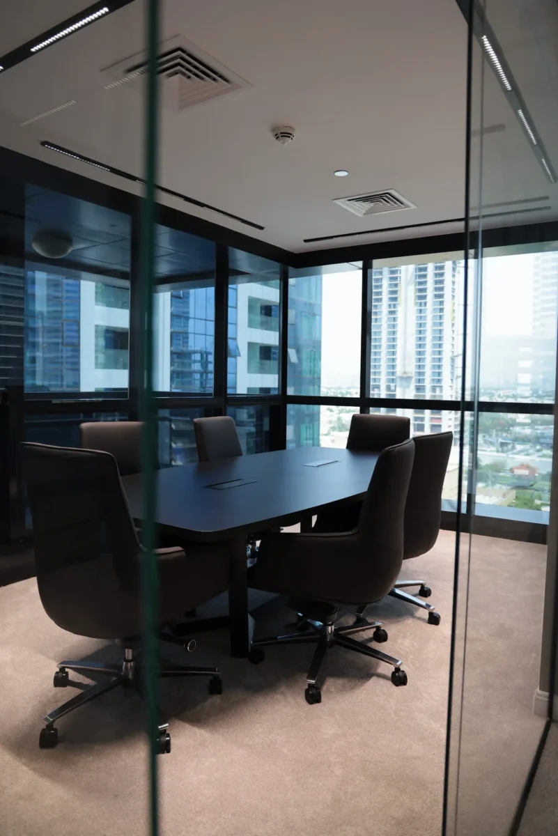 Executive meeting room office fit-out Dubai