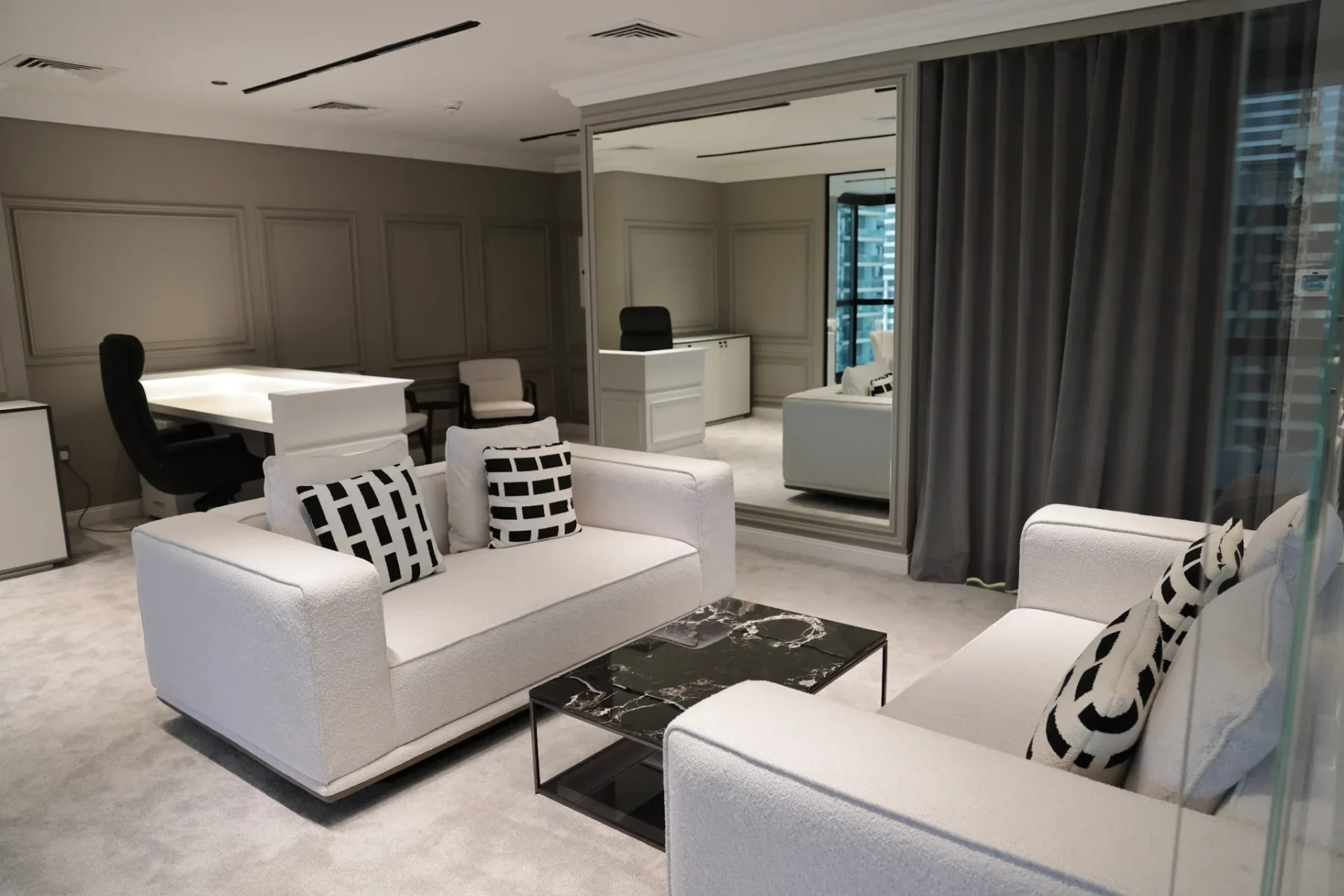 Executive office lounge renovation Dubai
