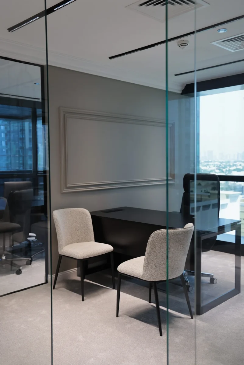 Glass partition executive office Dubai