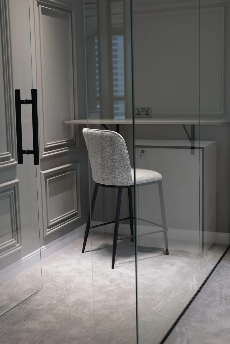 Private workspace with glass partitions Dubai
